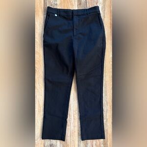 Ralph Lauren Slim Straight Leg Cotton Twill Chino Pants, Black Size 8
